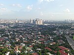 Katipunan area with Eastwood (view from SMDC Blue) (Quezon City and Marikina)(2017-09-06)